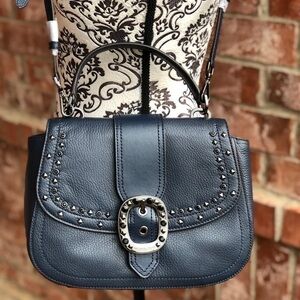 Michael kors viola studded flap crossbody bag